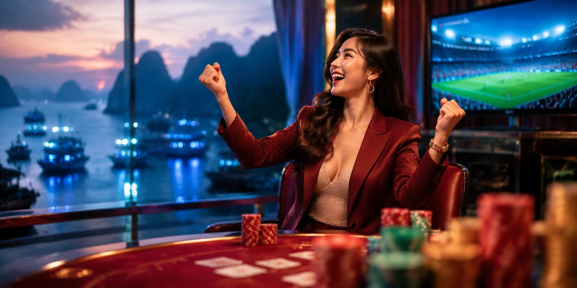 Khung cảnh Hạ Long minh họa người dùng Việt tìm hiểu baccarat trên g304