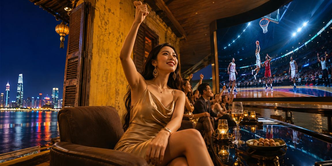 Người dùng tại Hội An theo dõi bóng rổ và đọc phân tích trước trận