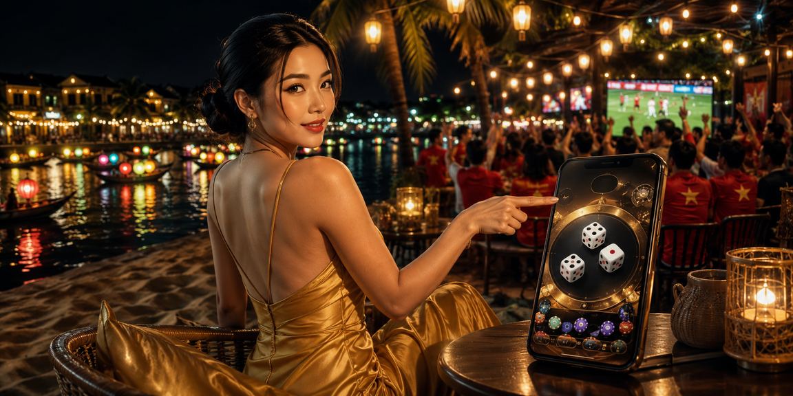 Bối cảnh Hội An minh họa thuật ngữ tài xỉu và phân tích trò xúc xắc